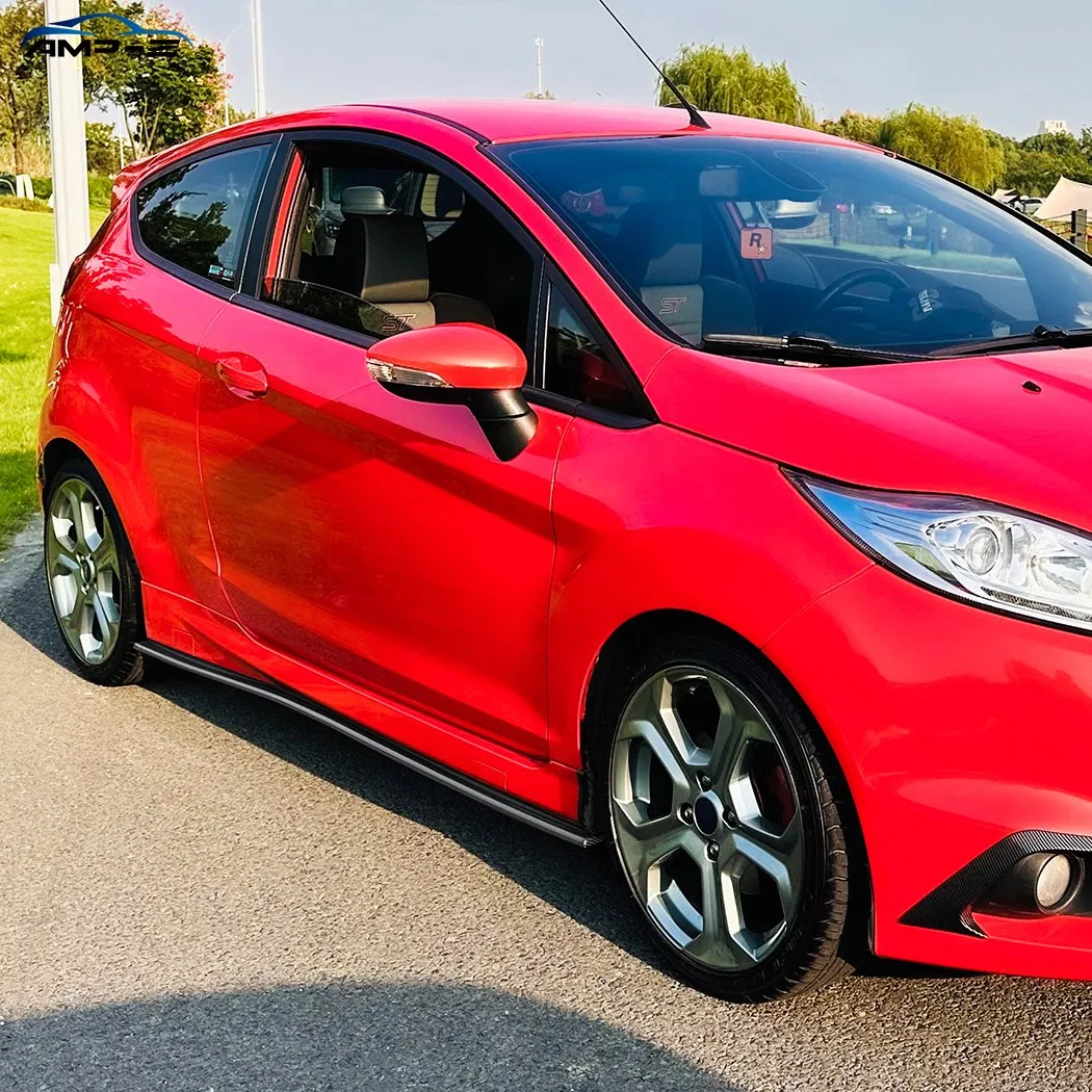 Fiesta Mk7 Gloss Black Side Skirt for Ford Fiesta Mk7 St Line 2012-2017 Car Accessories