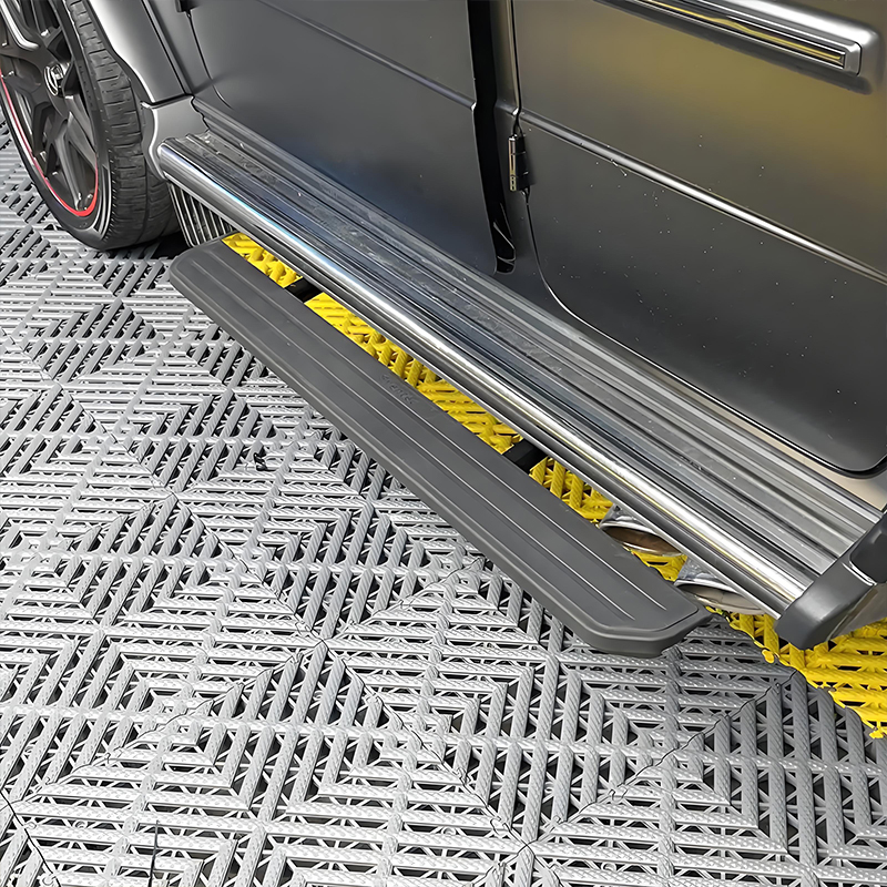 Anti-Pinch Waterproof Automatic Rotating Electric Power Side Step Running Board For Mercedes Benz G500 2019-2025