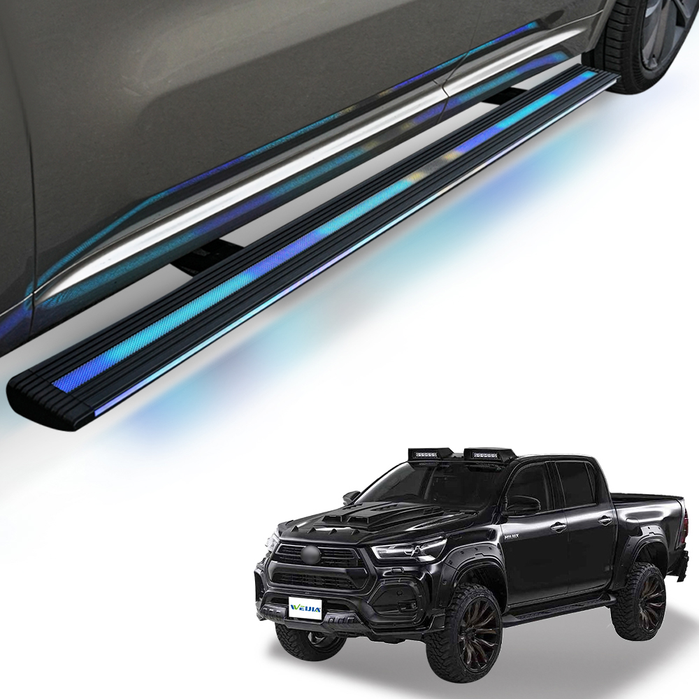 WEIJIA 16-23 For Toyota Hilux REVO Auto Accessories Electric Direct Manufacturer Power Running Boards For FRONTLANDER Side Steps