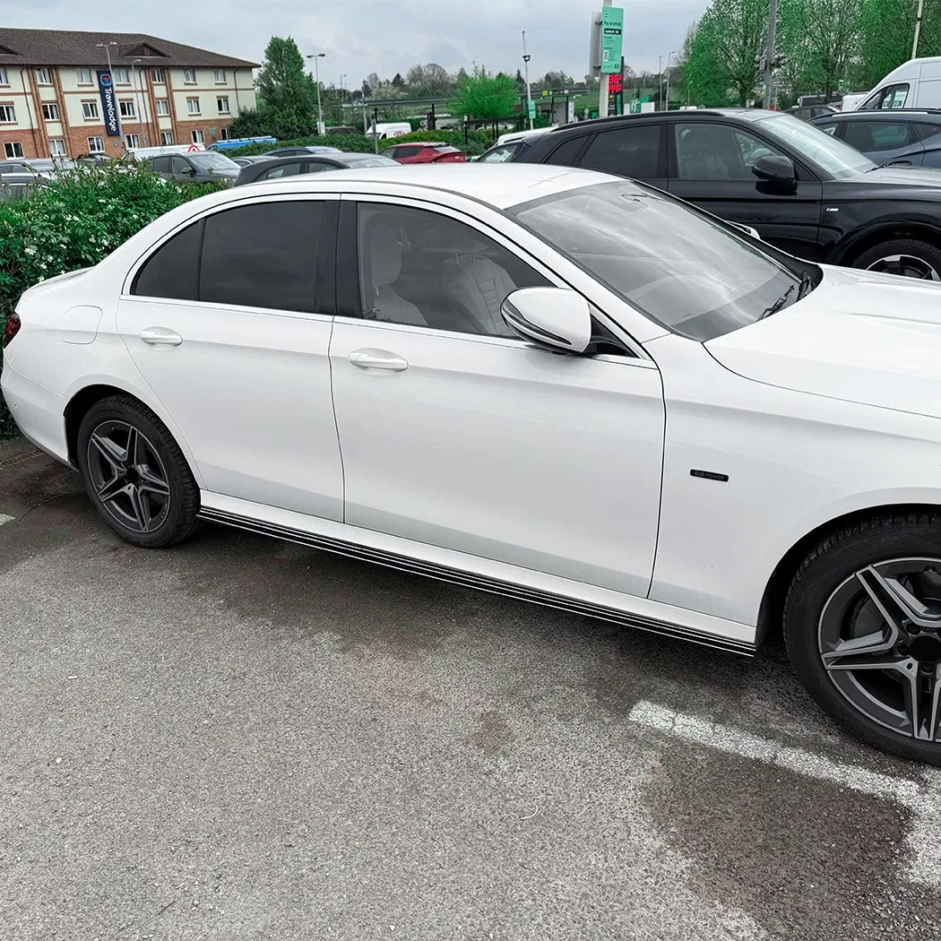 W213 Carbon Black Side Skirt for Mercedes Benz E Class W213 2016-2023 Amg Line Car Accessories