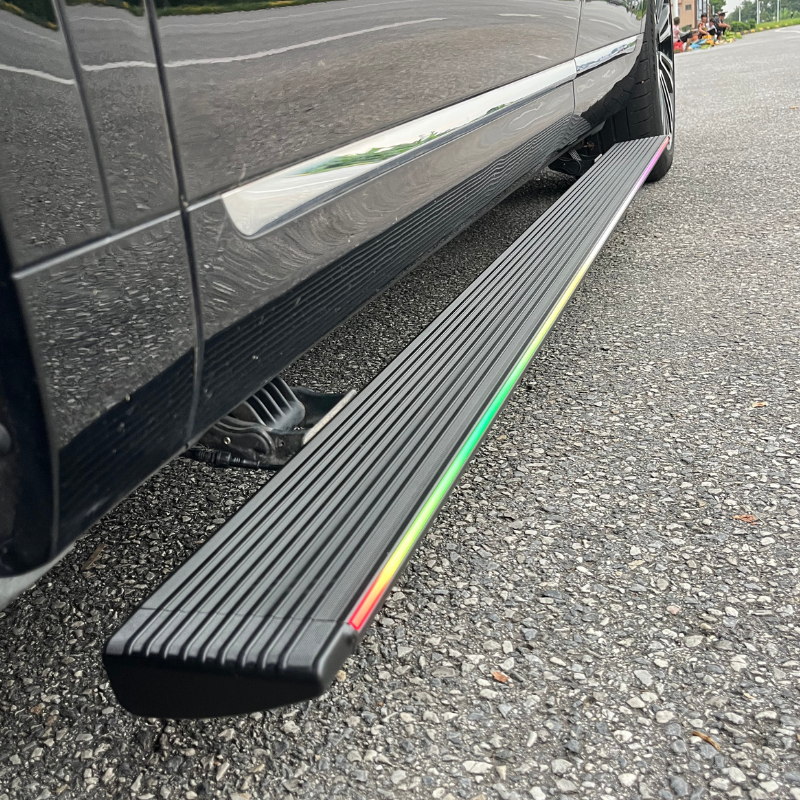 Aluminum Alloy Automatic Power Running Board with LED Colorful Lights for Land Rover Electric Side Step