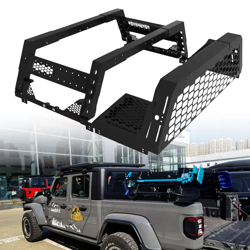 20 Years Factory Pickup Accessories Offroad Universal Truck Bed Rack Roll Bar with Water Tank