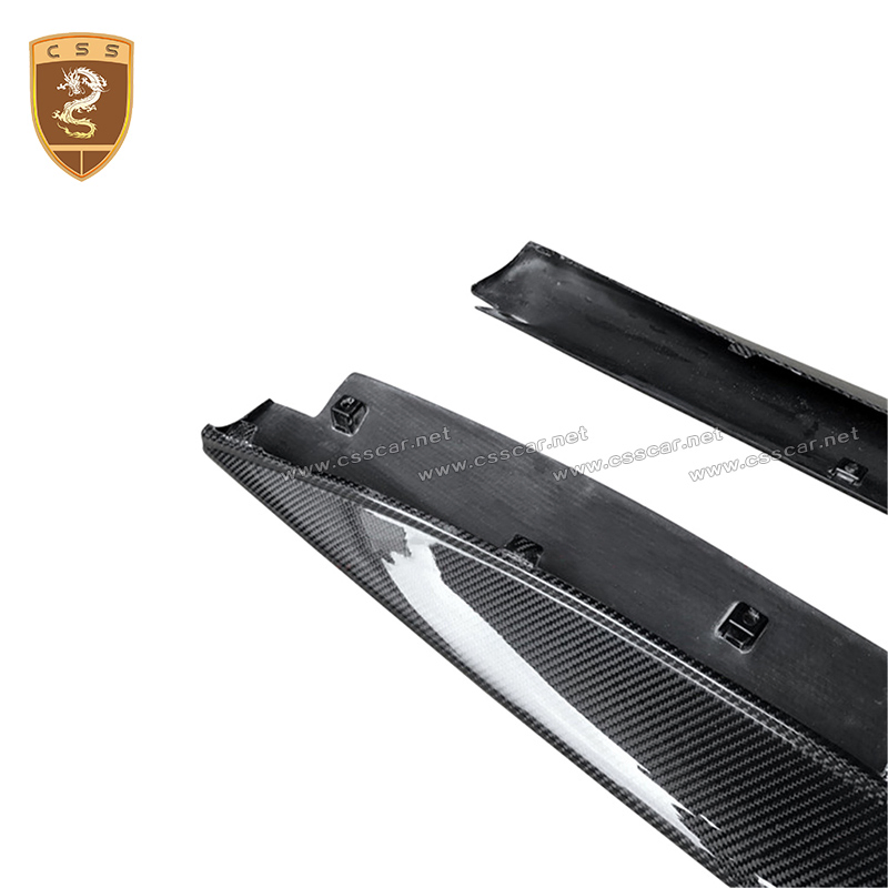 Real Carbon Fiber Fabric Car Part Side Skirts for Mclaren 540c 570s