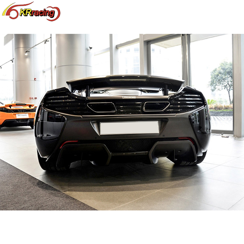 MSO Style Carbon Fiber Car Rear Bumper Diffuser for Mclaren 650S 2014-2017