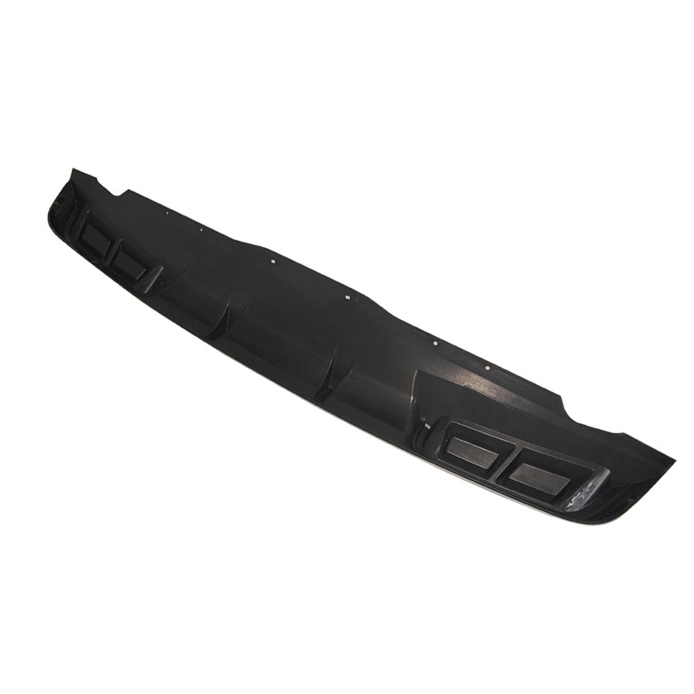 Rear Bumper Diffuser with Quad Exhaust Tips, Easy Bolt-On Setup, No Modification Needed