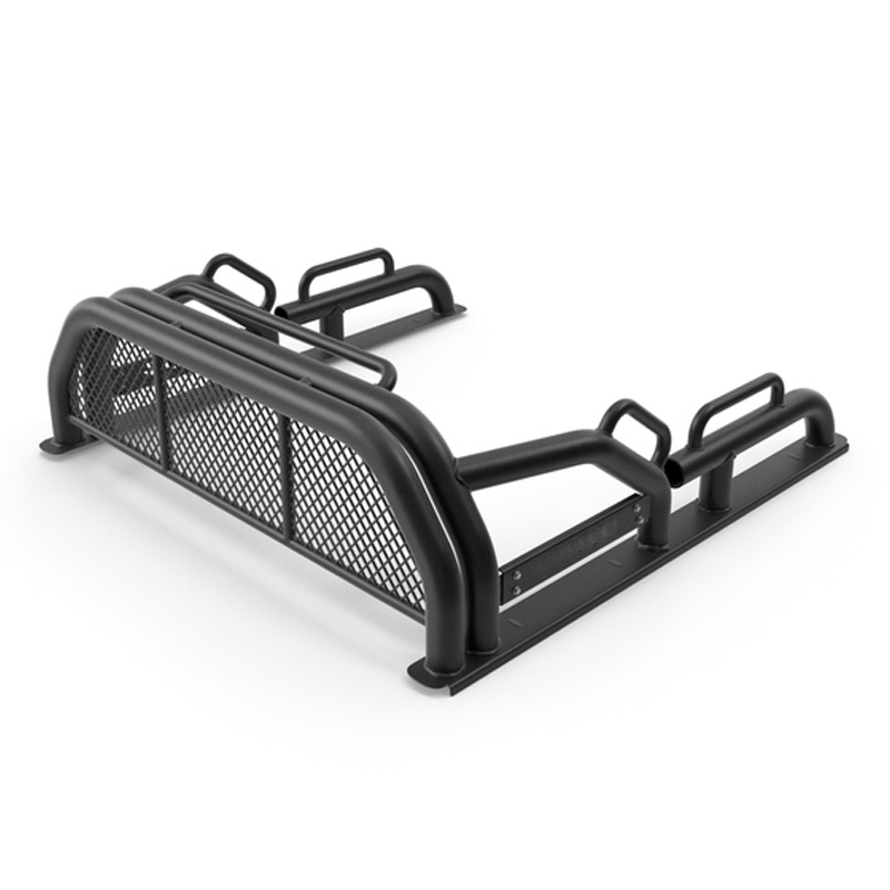 OEM Adjustable Car Pickup Truck Bed Parts Side Rails Rack Black Classic off-Road Sport Chase Roll Bar with Side Rails