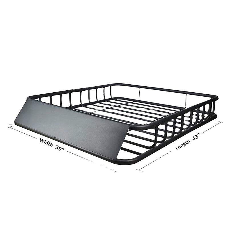 Steel Roof Cargo Carrier Rack Luggage Basket Roof Top Rack Carrier for Sale