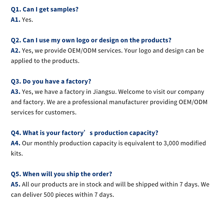 Modification Parts