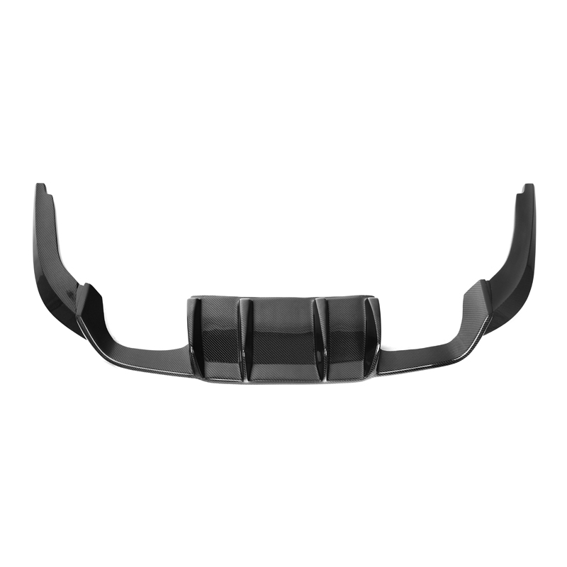 For BMW M2 F87 2014-2018 Carbon Fiber V Style Rear Bumper Diffuser Lip Spoiler New Condition F87 M2 Competition Rear Diffuser