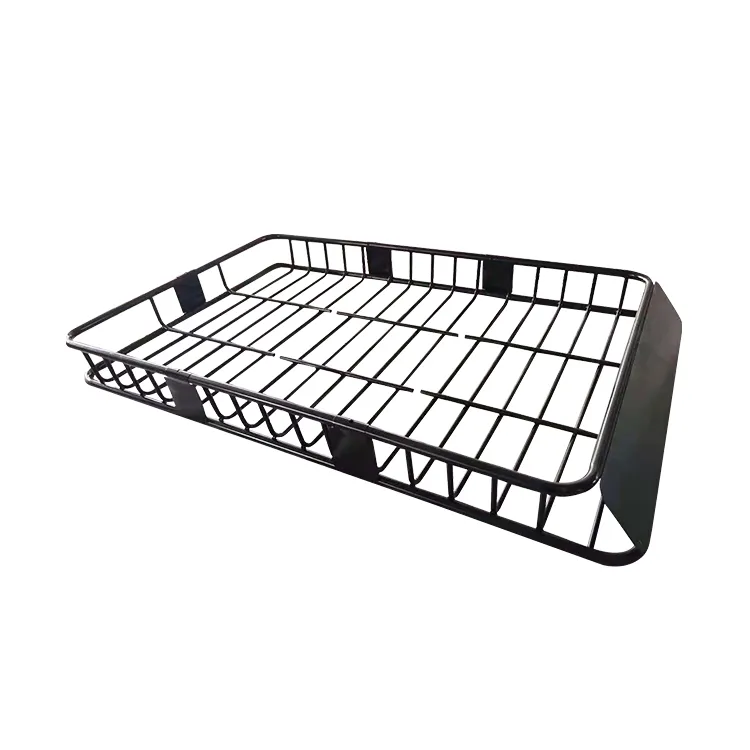 Universal Black Roof Rack Cargo Basket and Luggage Carrier Rack Basket