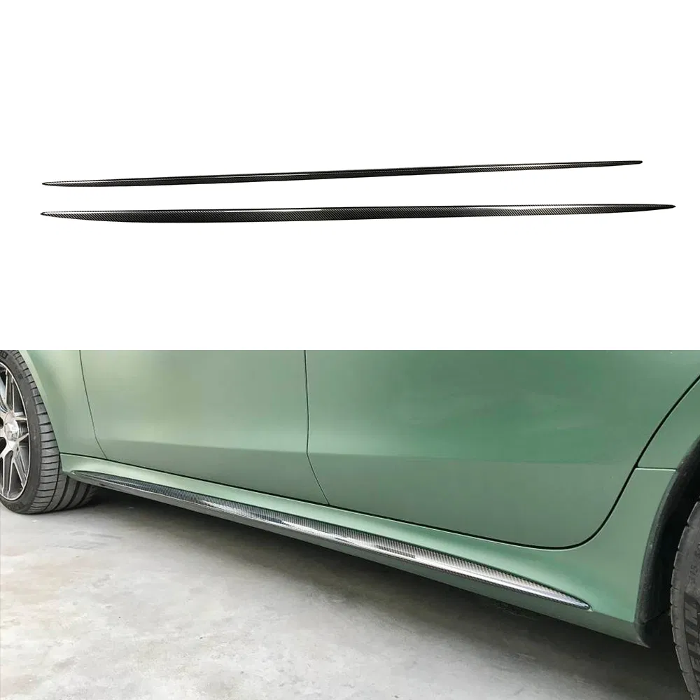 for Mercedes Benz Gt50/53 Dry Carbon Fiber Side Skirt Auto Part Car Body Kit