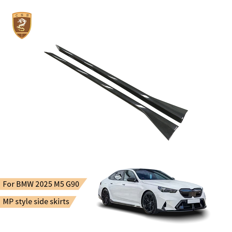 Dry Carbon Fiber MP Style Car Side Skirt for BMW M5 G90