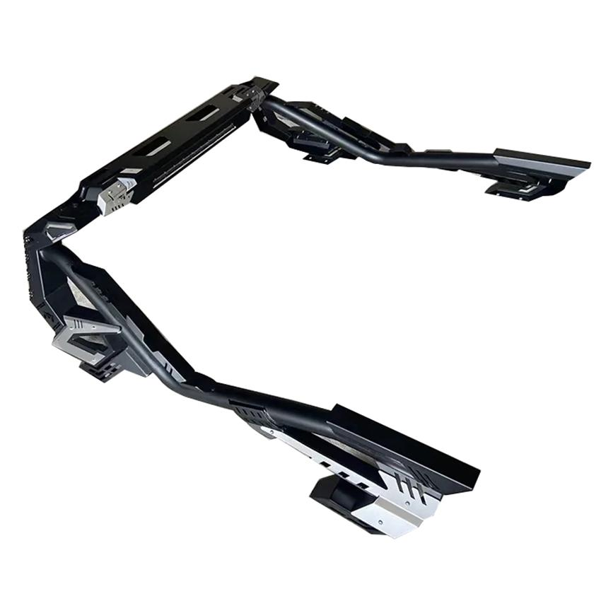 Handas Universal Truck Bed Adjustable Sport Roll Bar Steel Roll Bar Compatible with Dodge RAM F-150 Gmc