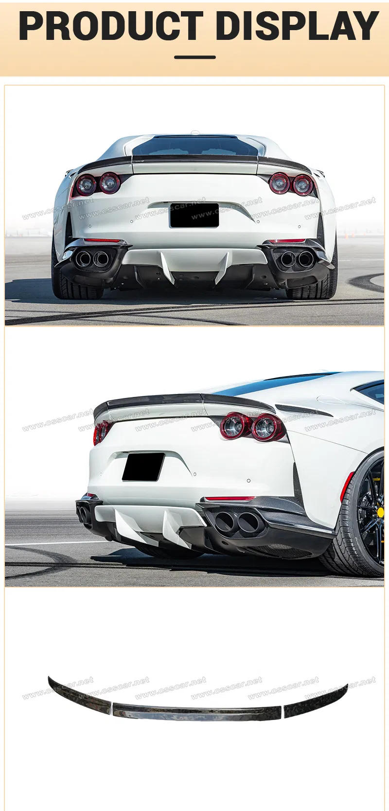 Ferrari 812 Spoiler Detail 1