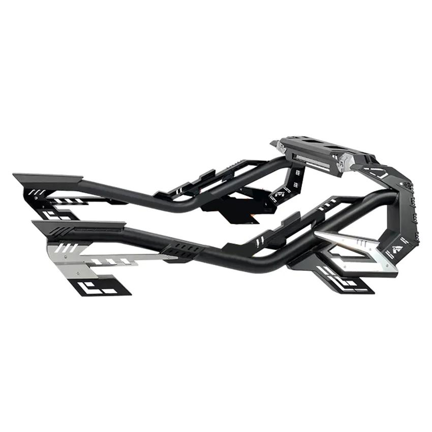 Handas Universal Truck Bed Adjustable Sport Roll Bar Steel Roll Bar Compatible with Dodge RAM F-150 Gmc