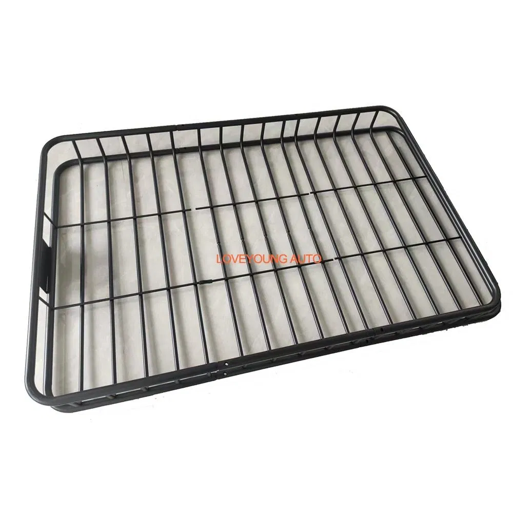 64" Universal Roof Rack Basket Cargo Carrier Extension Type Car Top for SUV