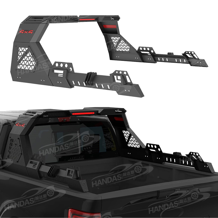 Universal Steel Roll Bar Accessories 4X4 Truck Bed Rear Racks Roll Bars for Hilux Revo Dmax Ranger