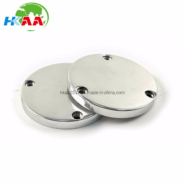 CNC Machined Symmetrical Billet Front Bearing Plate, Hard Anodized