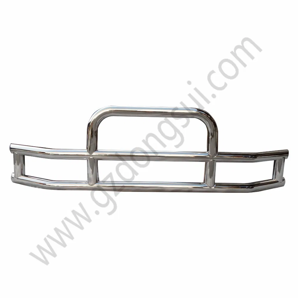 with Brackets 304 Stainless Steel America Semi Truck Bumper Deer Grille Guard for Kenworth T660 T680 Vnl Peterbilt 388
