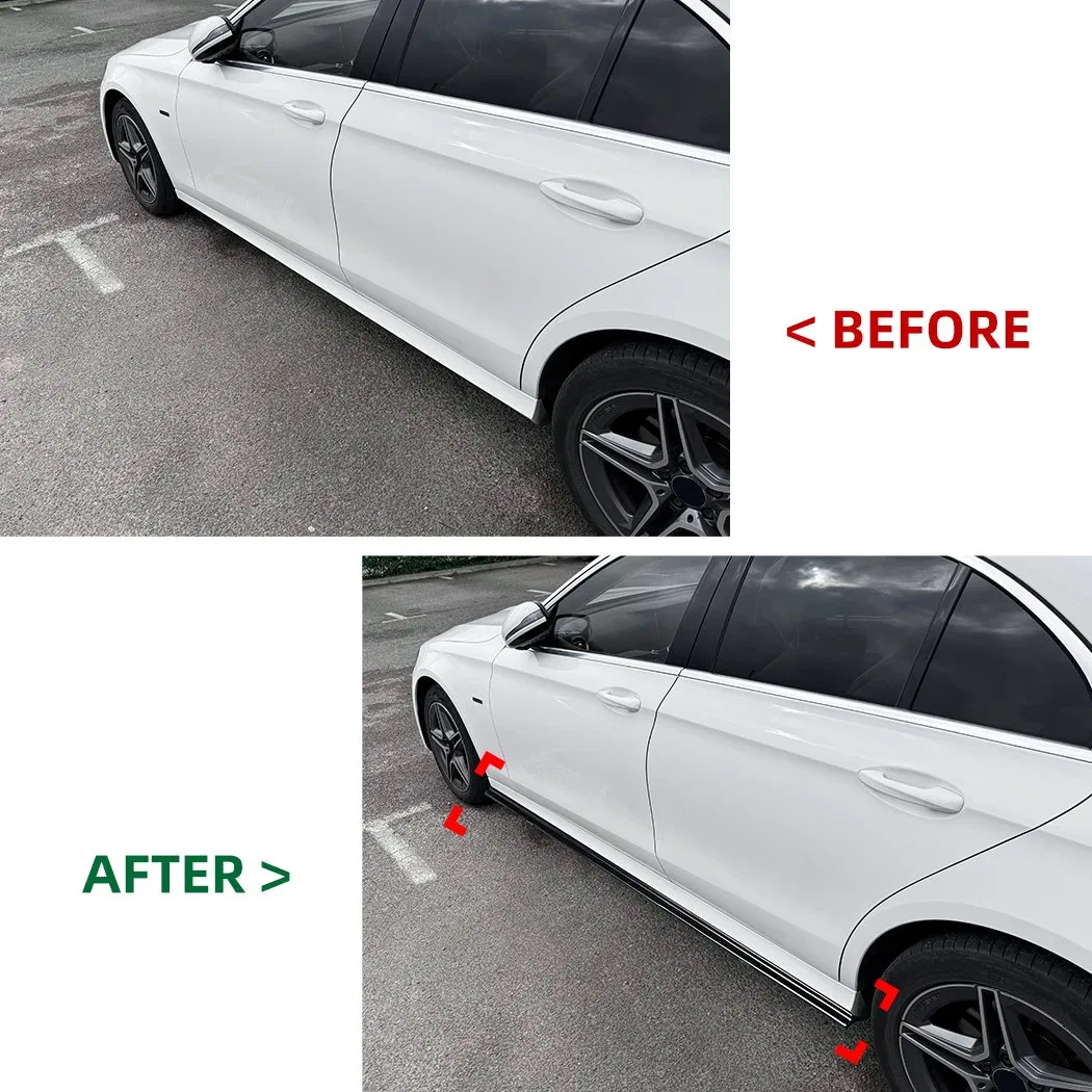 W213 Carbon Black Side Skirt for Mercedes Benz E Class W213 2016-2023 Amg Line Car Accessories