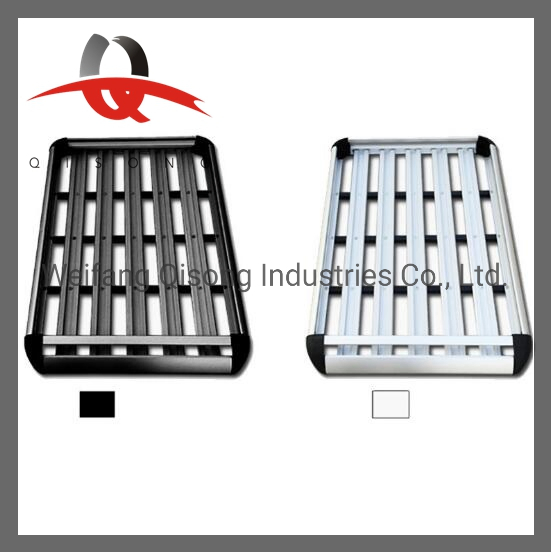 [Qisong] Aluminum Car Roof Luggage Rack Cargo Carrier Basket