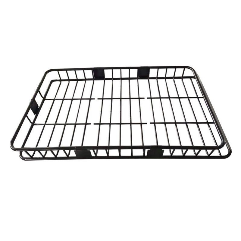 Universal Black Roof Rack Cargo Basket and Luggage Carrier Rack Basket