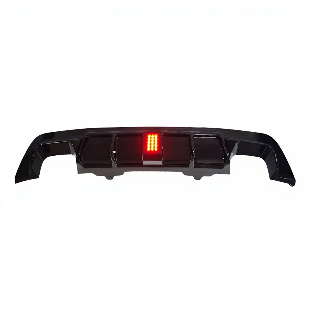 High Quality Gloss Black Carbon Fiber Look MP Rear Diffuser for 2004-2009 E60