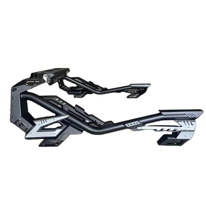 Handas Universal Truck Bed Adjustable Sport Roll Bar Steel Roll Bar Compatible with Dodge RAM F-150 Gmc