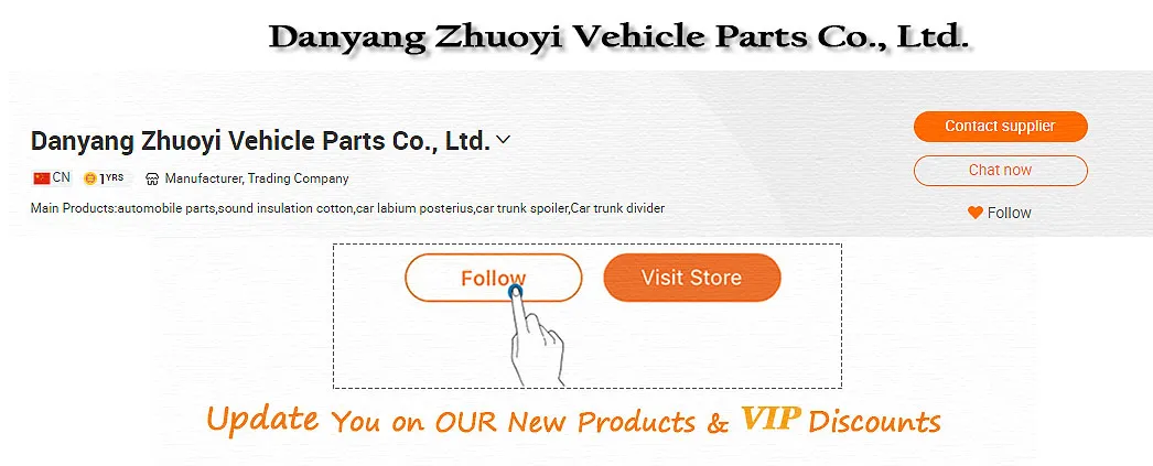 Car Parts Carbon Fiber Tail Wing