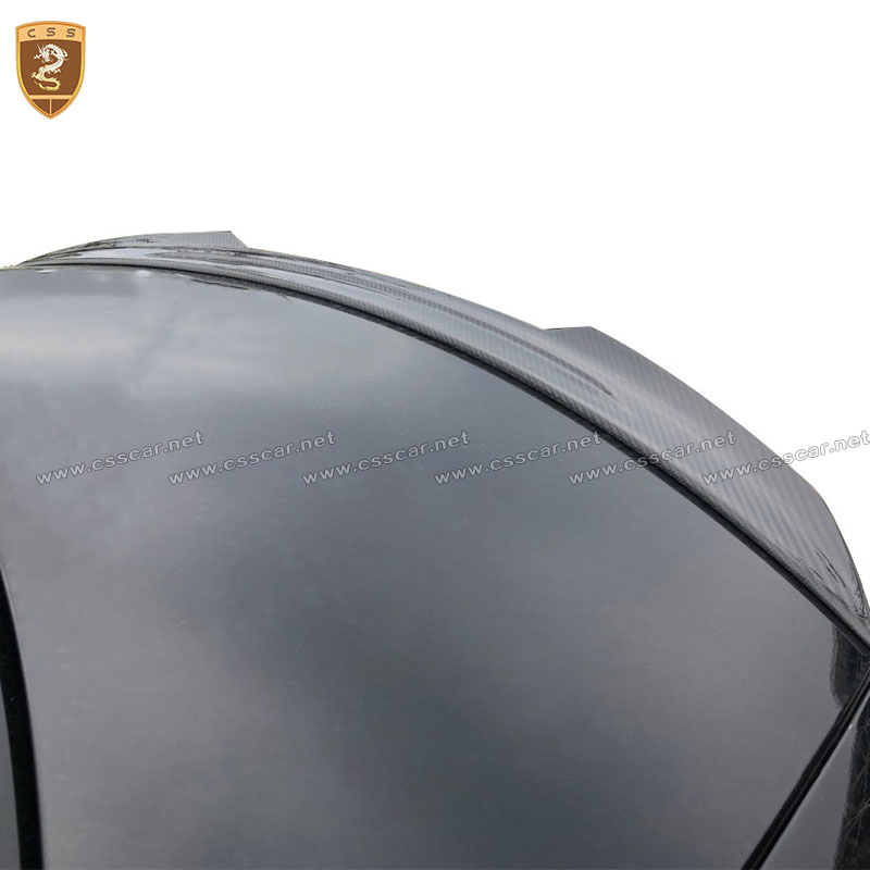 Good Quality Upgrade to X Style Dry Carbon Fiber Rear Trunk Ducktail Racing Wing Sopiler for Mercedes Bens S Class W223