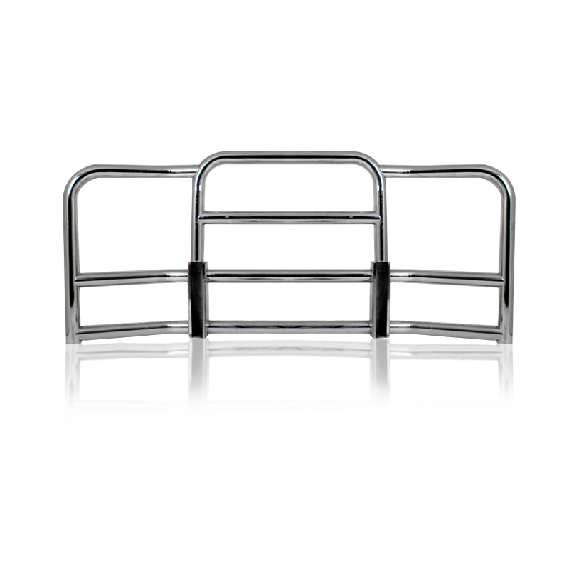 with Brackets 304 Stainless Steel America Semi Truck Bumper Deer Grille Guard for Kenworth T660 T680 Vnl Peterbilt 388