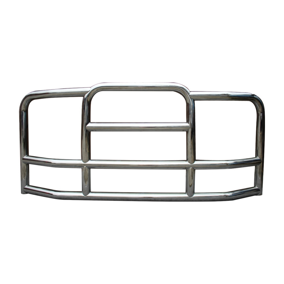 with Brackets 304 Stainless Steel America Semi Truck Bumper Deer Grille Guard for Kenworth T660 T680 Vnl Peterbilt 388