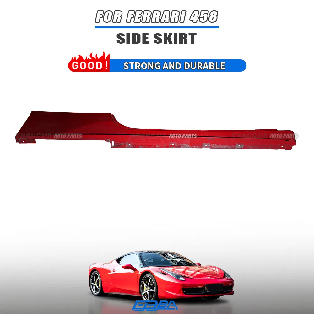 Auto parts Car Side skirt for Ferrari 458 L:81361900 R:83243210 &nbsp;body kit Original material pure disassembly parts