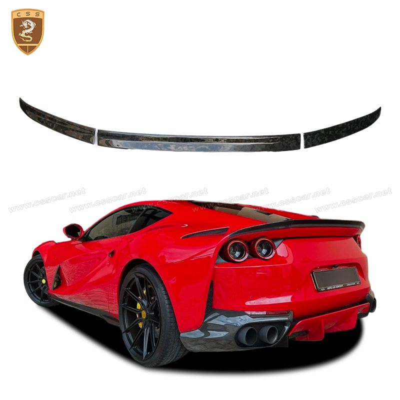 Novi Style Car Rear Spoiler for Ferrari 812 Superfast Dry Carbon Fiber Racing Wing Rear Spoiler