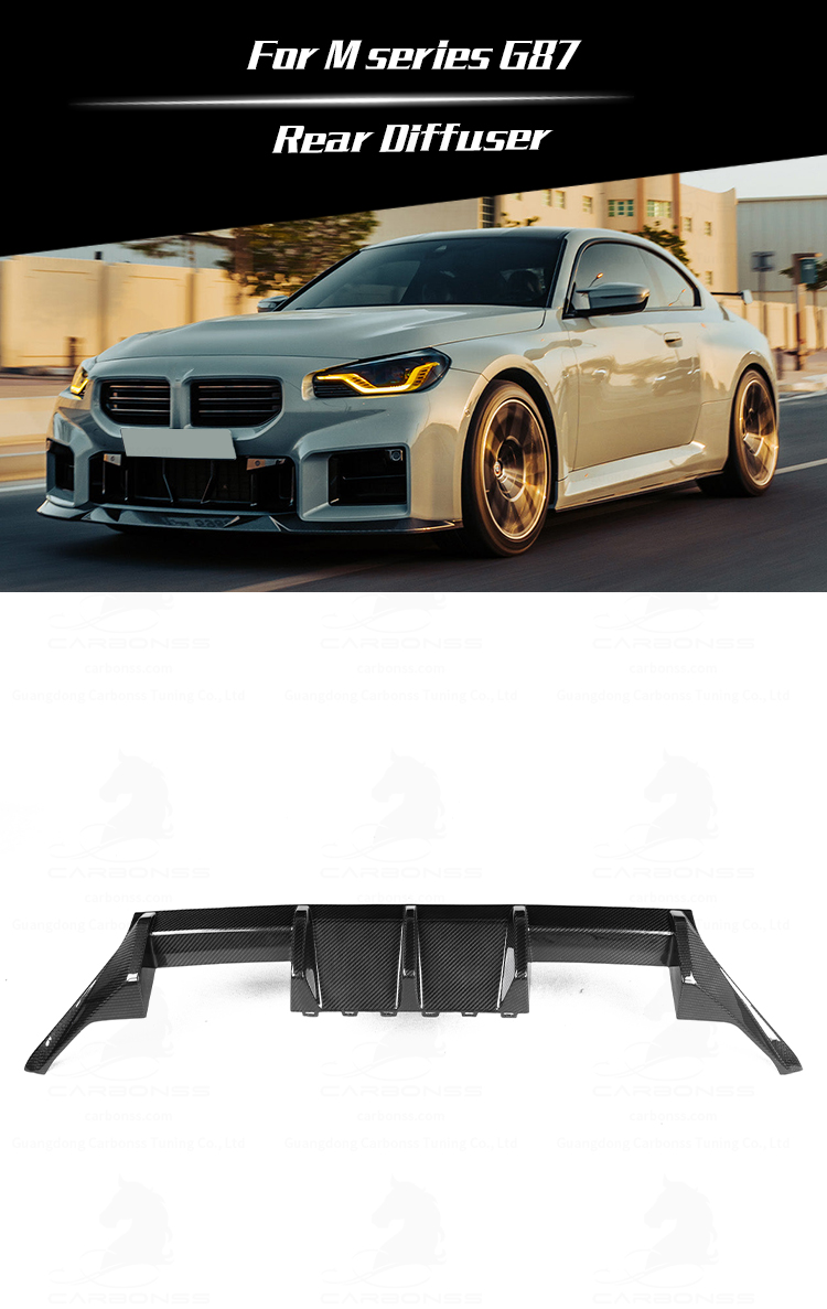 Rear Bumper Diffuser for BMW G87