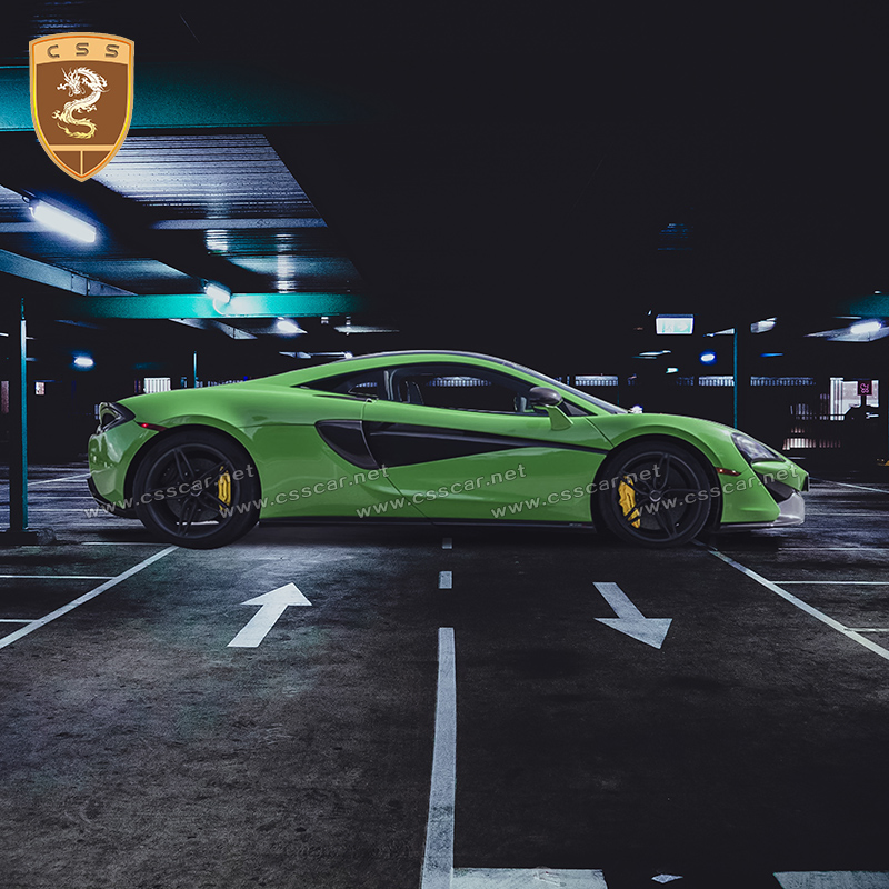 Real Carbon Fiber Fabric Car Part Side Skirts for Mclaren 540c 570s