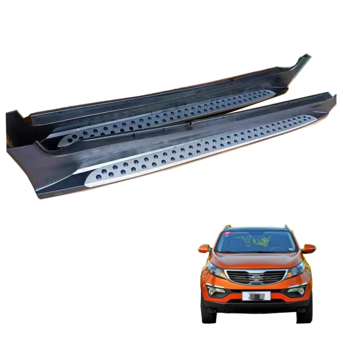 Hot-sale Car Auto Accessories Running Bar Side Steps for KIA Sportage R 2010-2017 High Quality Running Boards