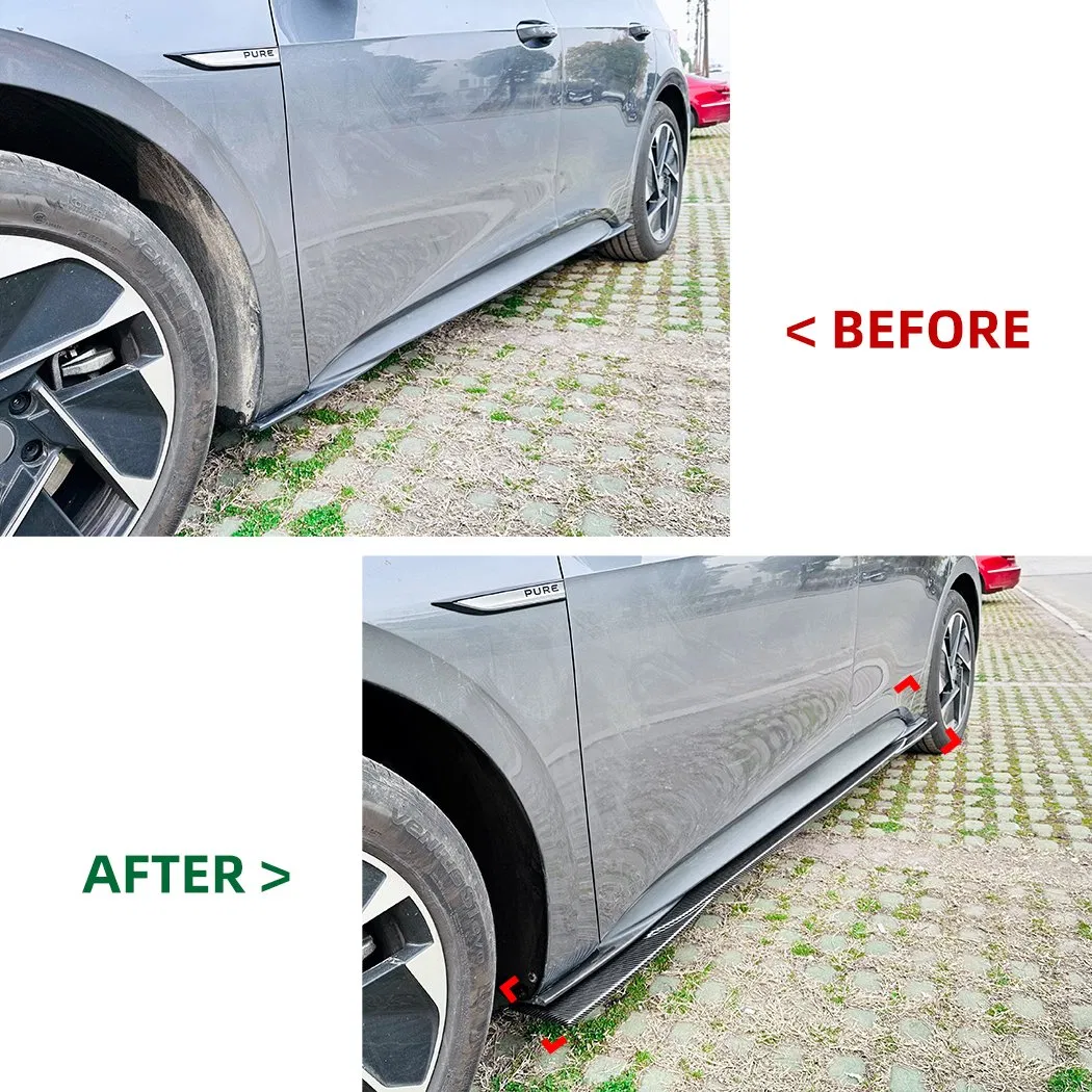 ID. 3 Gloss Black Side Skirts for VW ID. 3 2019+ Car Accessories