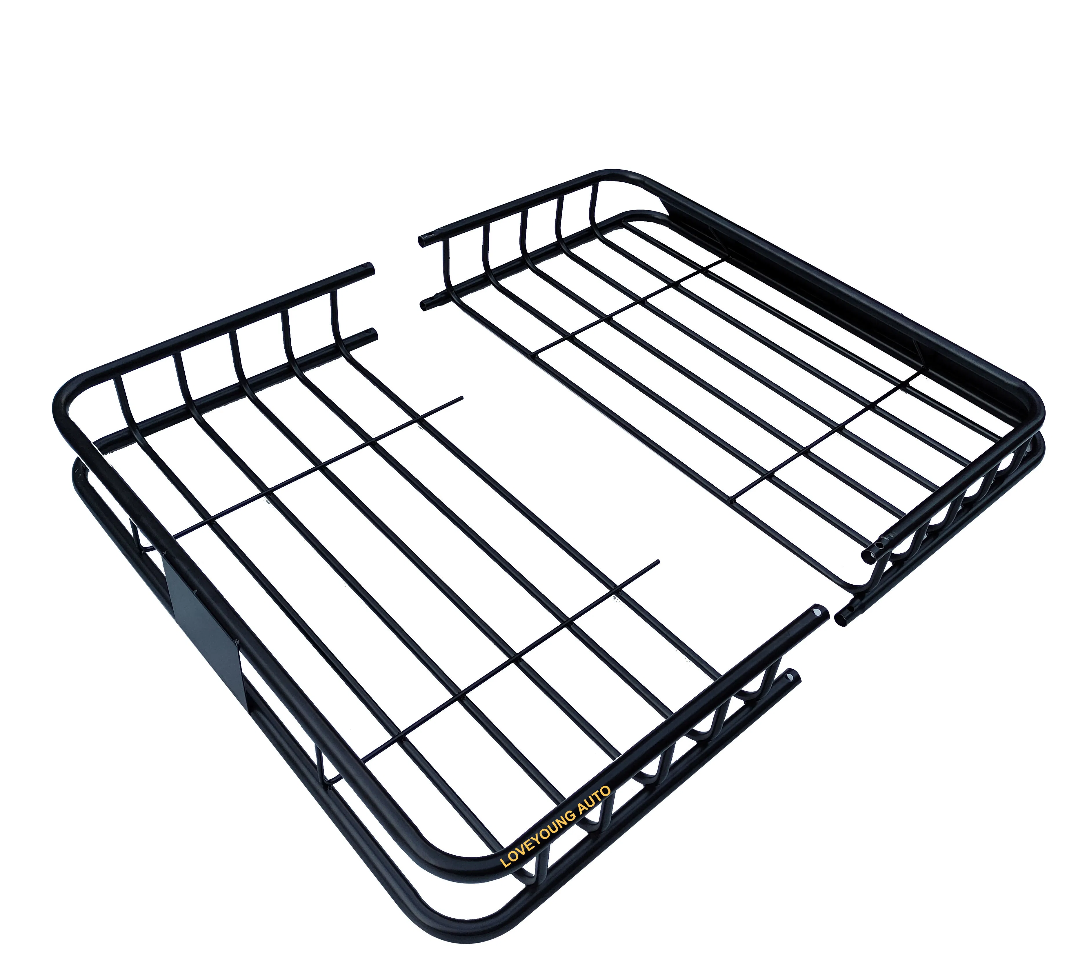 Car Roof Rack Cargo Basket with 1ookg Capacity Top Luggage Carrier Fit for SUV Truck Cars