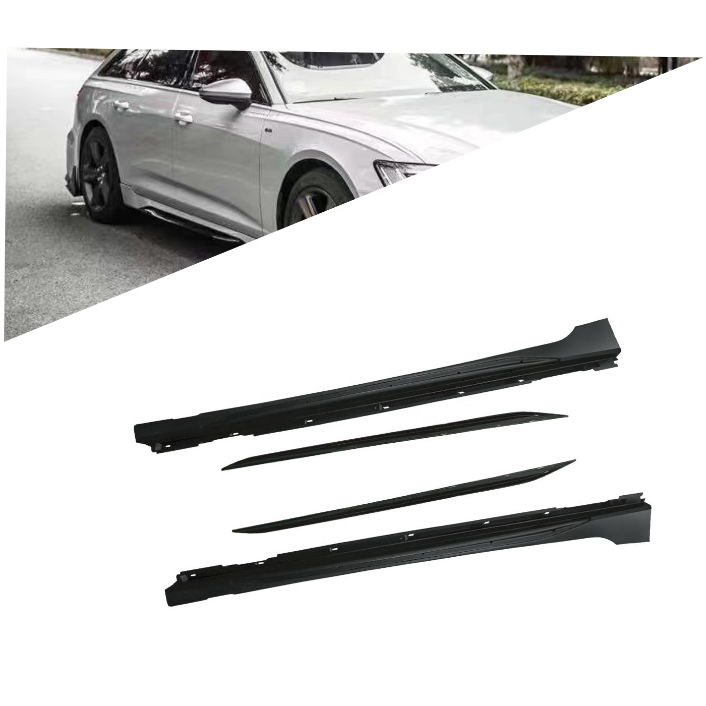 RS Style Front Bumper Body Kits for audi Facelift A6 Avant Avant 4A5 C8)2019-2022 Front Bumper Rear Bumper Rear Diffuser