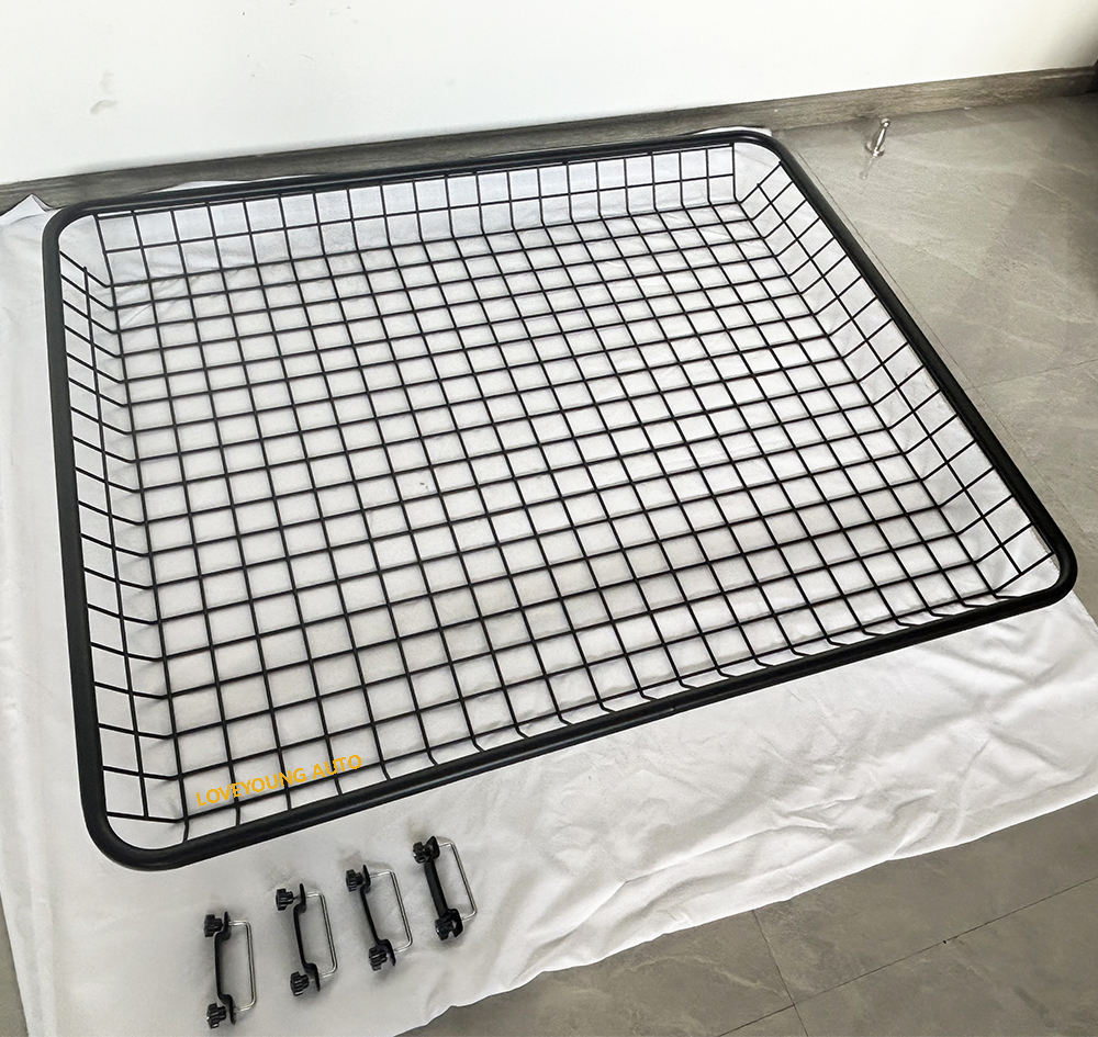 Roof Basket Steel Roof Rack Basket Car Luggage Mount Luggage Rack