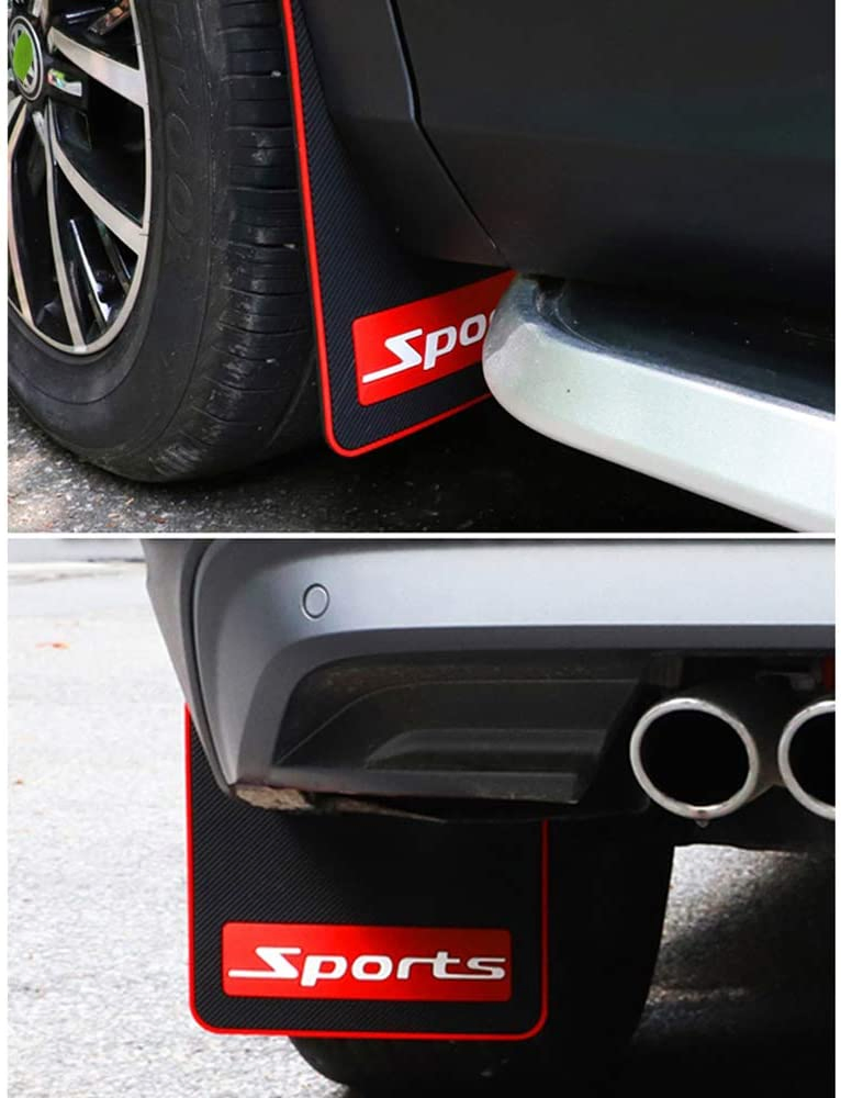 4 PCS Car Rubber Mudguard Mud Flaps Splash