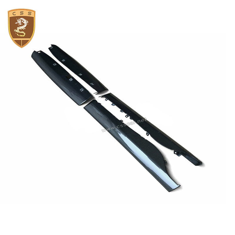 Real Carbon Fiber Fabric Car Part Side Skirts for Mclaren 540c 570s