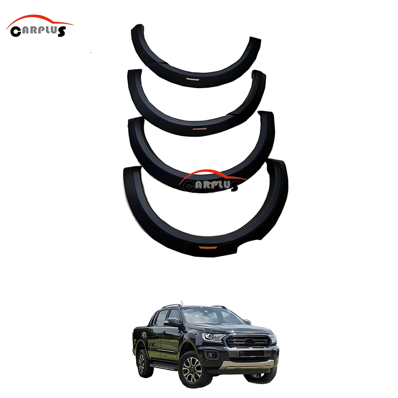 Wheel Matte Black PC Material Car Fender Flares for Ranger T8 T7 2018 Auto Parts Accessories Car Fender