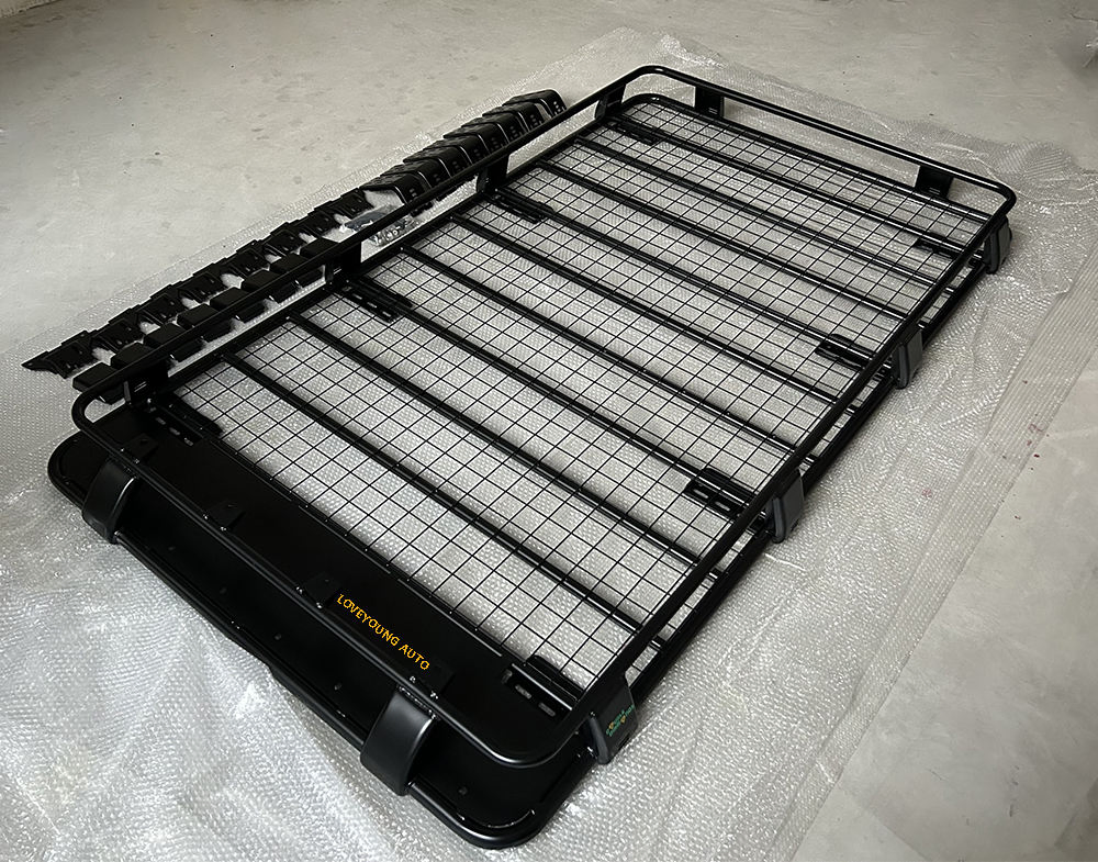 Steel Roof Rack Cargo Basket with 500lbs Capacity Car Top Luggage Carrier
