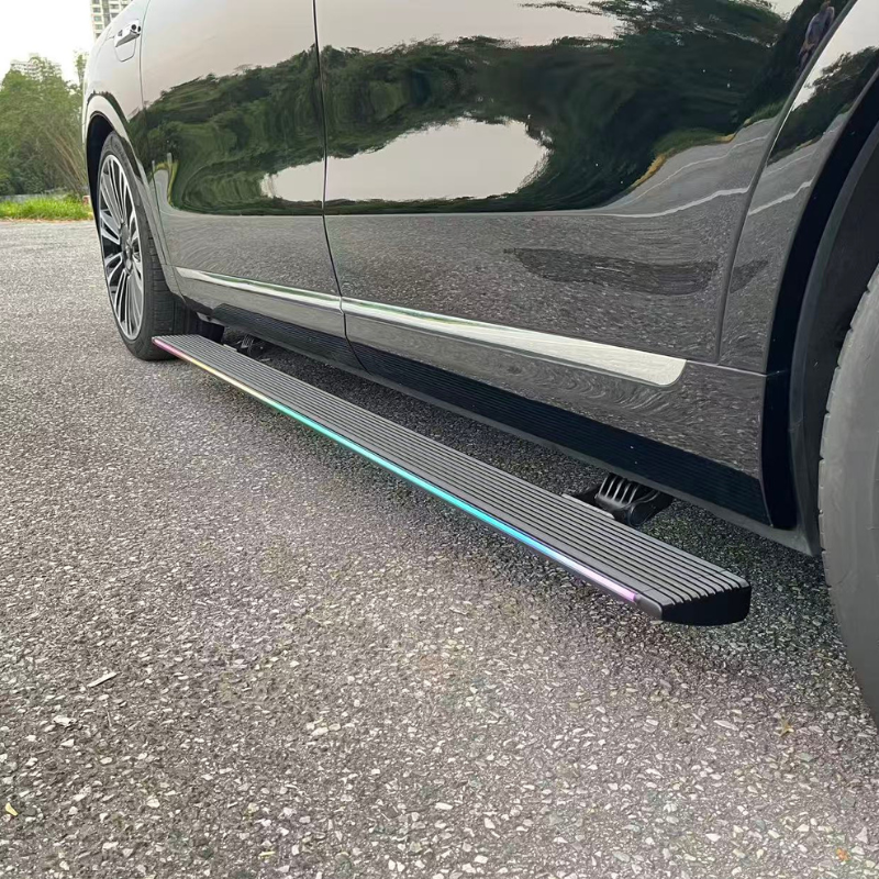 Aluminum Alloy Automatic Power Running Board with LED Colorful Lights for Land Rover Electric Side Step