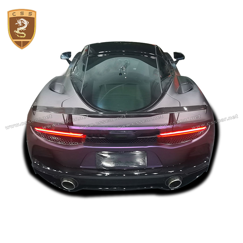 New Design Dry Carbon Fiber Mso Style Car Rear Spoiler Wing for Mclaren Gt