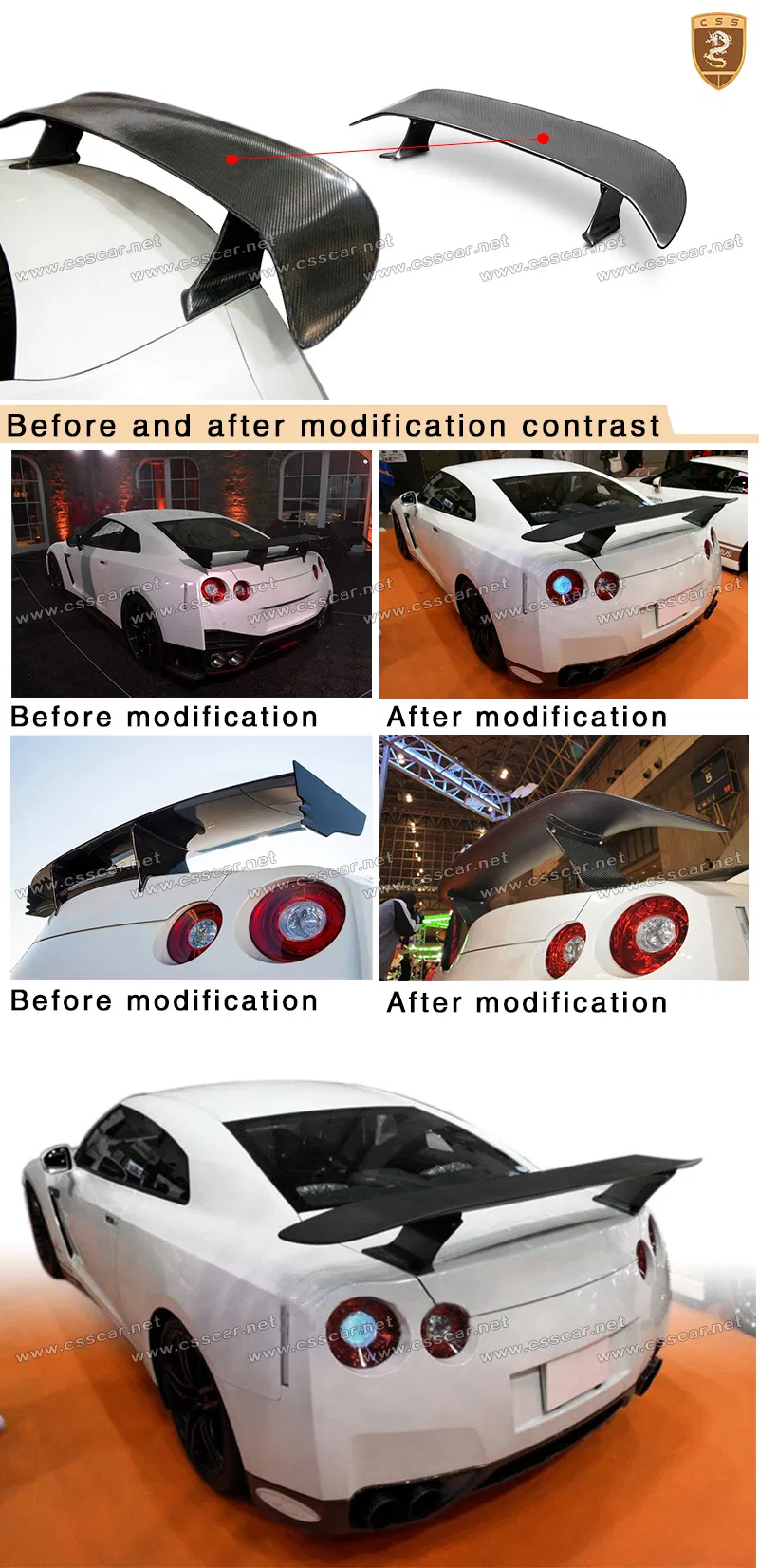 Gtr R35 Spoiler View 1