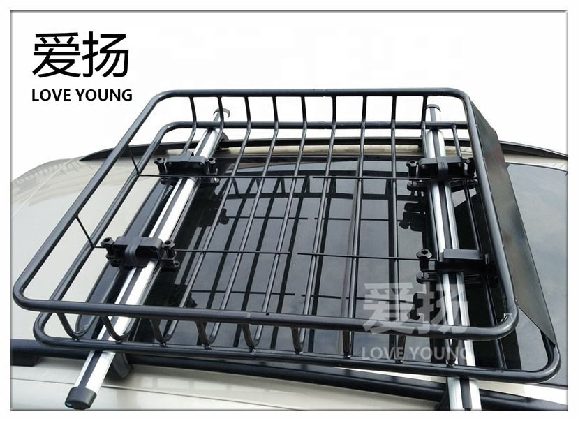 Steel Roof Cargo Carrier Rack Luggage Basket Roof Top Rack Carrier for Sale
