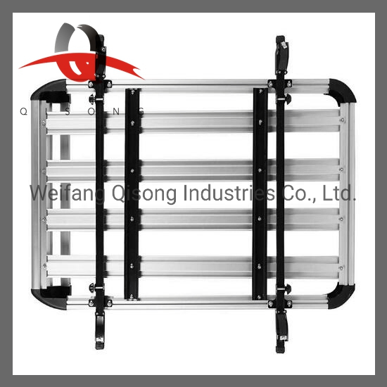[Qisong] Aluminum Car Roof Luggage Rack Cargo Carrier Basket